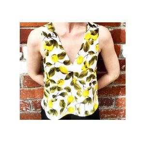 NWOT worn on TV by Riley Matthews zara lemon top